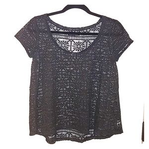 American Eagle Outfitters Black Top